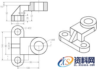 各种CAXA二维截面轮廓的绘制练习图,CAXA练习图,二维,绘制,第11张