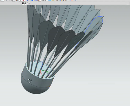 用UGNX软件画羽毛球模型方法与步骤,UGNX建立羽毛球模型,模型,步骤,软件,第13张