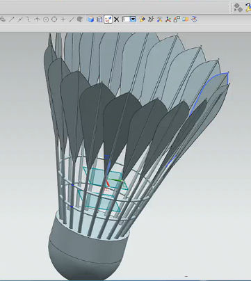 用UGNX软件画羽毛球模型方法与步骤,UGNX建立羽毛球模型,模型,步骤,软件,第16张