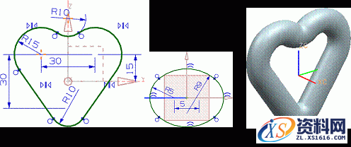 UG基础-心形草图图文教程,UG基础-心形草图,草图,基础,教程,第1张