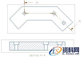 UG基础知识讲解-展开的点和角度剖视图运用,UG基础-展开的点和角度剖视图(Unfolded_Point_and_Angel_Section_View),视图,剖视图,如图,创建,第1张