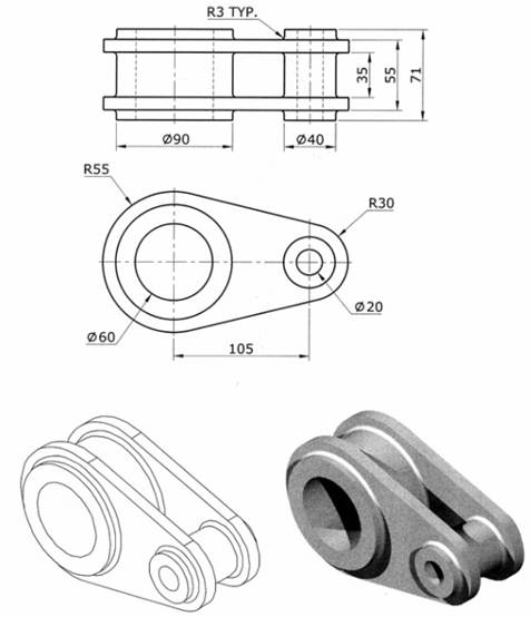 UGNX8.0三维建模练习题（图文教程）,UGNX8.0三维建模练习题,三维,建模,第4张