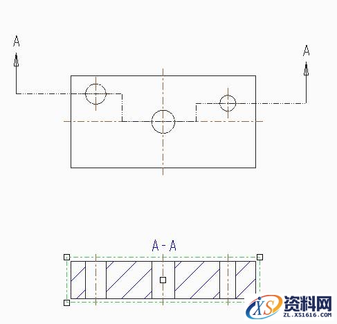 Creo2.0工程图阶梯剖视图与局部剖视图画法讲解,Creo2.0工程图阶梯剖视图与局部剖视图画法,剖视图,画法,第13张