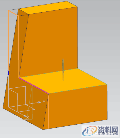 UG10.0建模实例之异形台架的三维造型（图文）,选择,直线,角度,第5张