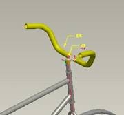用Pro/E软件设计自行车整个结构流程,Pro/E软件设计自行车,单击,造型,选择,装配,第29张