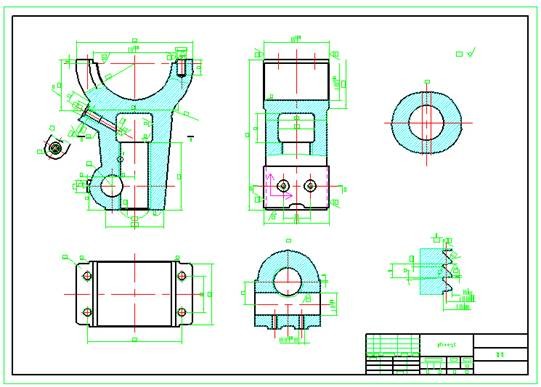 用Pro/E软件设计叉座零件的钻孔夹具建模过程与爆炸图生成,用Pro/E软件设计一种叉座零件的钻孔夹具,三维,装配,建模,零件,第1张