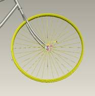 用Pro/E软件设计自行车整个结构流程,Pro/E软件设计自行车,单击,造型,选择,装配,第22张