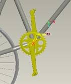 用Pro/E软件设计自行车整个结构流程,Pro/E软件设计自行车,单击,造型,选择,装配,第24张