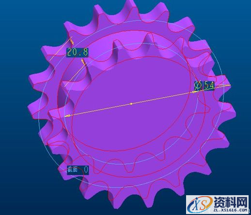 PROE链轮参数化画法（图文教程）,PROE链轮参数化画法,画法,参数,教程,第9张