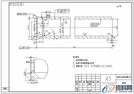 Pro/E工程图教程-(19)缸筒体工程图（图文教程）,Pro/E工程图教程-(19)缸筒体工程图,教程,第23张