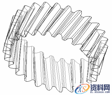 Pro/E绘制斜齿轮的方法（图文教程）,Pro/E绘制斜齿轮的方法,如图,曲线,输入,第43张