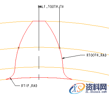 Pro/E绘制斜齿轮的方法（图文教程）,Pro/E绘制斜齿轮的方法,如图,曲线,输入,第24张