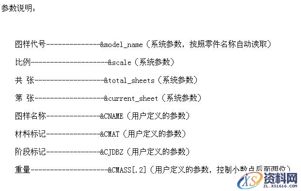 PROE建模及工程图,标题栏,明细表,格式使用方法（图文教程）,设置,文件,模板,参数,格式,第4张