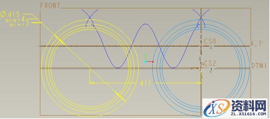 Pro/E渐开线圆柱蜗杆教程（图文教程）,Pro/E渐开线圆柱蜗杆教程,直径,如图,第5张