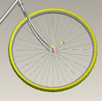 Pro/E软件设计自行车(图文教程),Pro/E软件设计自行车,单击,造型,选择,装配,第23张