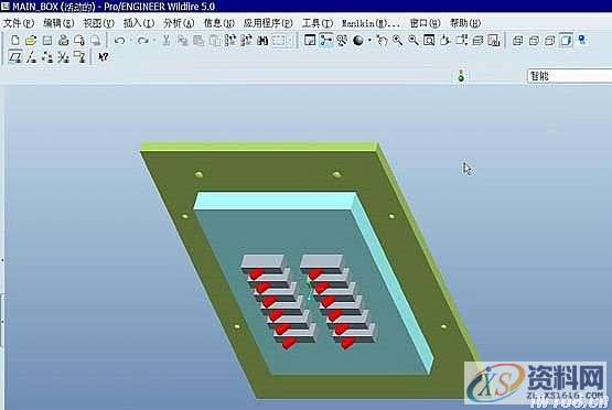 proe软件组件中以拉伸创建分离壁,mso,如图,设计培训,font,第1张