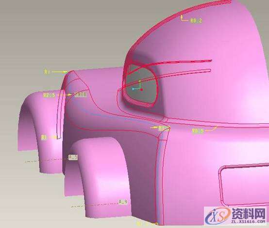 ProE产品设计-ProE绘制玩具小车曲面外壳,mso,曲面,设计培训,font,第36张 ProE产品设计-ProE绘制玩具小车曲面外壳,mso,曲面,设计培训,font,第36张
