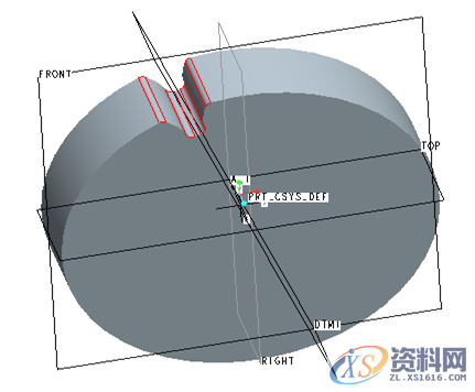 ProE5.0直齿轮的参数化造型设计方法和步骤,如图,选择,对话框,基准,第47张