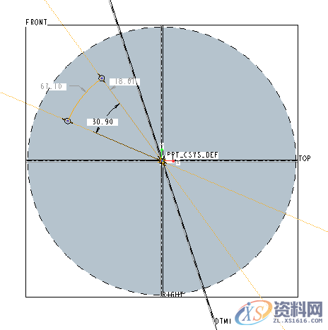 ProE5.0直齿轮的参数化造型设计方法和步骤,如图,选择,对话框,基准,第32张