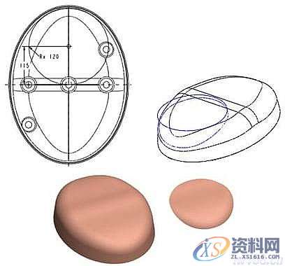 ProE5.0曲面操作技巧分享,曲面,如图,偏移,模型,第24张