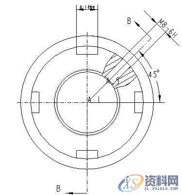 ProE工程图教程-活塞工程图创建案例,视图,如图,公差,基准,标注,第26张