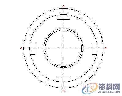 ProE工程图教程-活塞工程图创建案例,视图,如图,公差,基准,标注,第8张