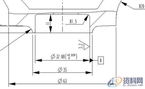 ProE工程图教程-耳环工程图创建案例,标注,公差,对话框,选项,第27张