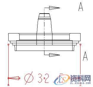 ProE工程图教程-尺寸标注,尺寸,如图,显示,步骤,注释,第23张