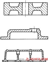 铸造件结构设计:避免过大的水平面（图文教程）,铸造件结构设计:避免过大的水平面,平面图,结构设计,第1张