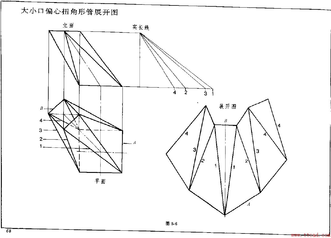 钣金展开实例—方锥体展开图（图文教程）,钣金展开实例—方锥体展开图,锥体,实例,第6张