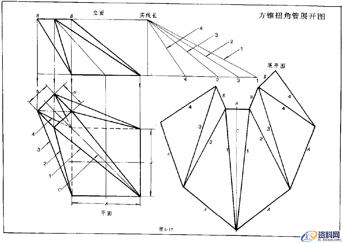 钣金展开实例—方锥体展开图（图文教程）,钣金展开实例—方锥体展开图,锥体,实例,第17张