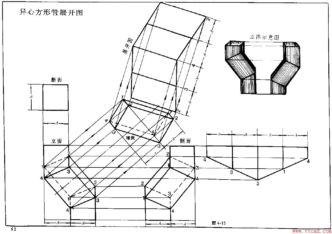 钣金展开实例—方筒体展开图（图文教程）,钣金展开实例—方筒体展开图,实例,教程,第15张