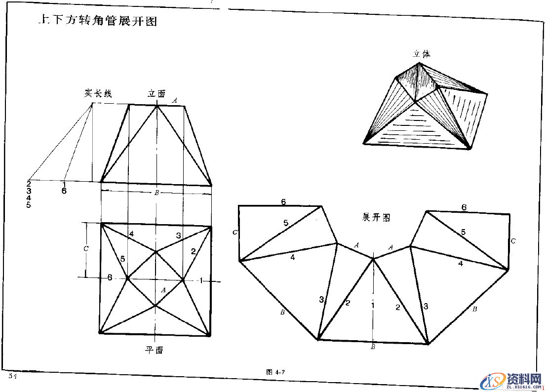 钣金展开实例—方筒体展开图（图文教程）,钣金展开实例—方筒体展开图,实例,教程,第7张