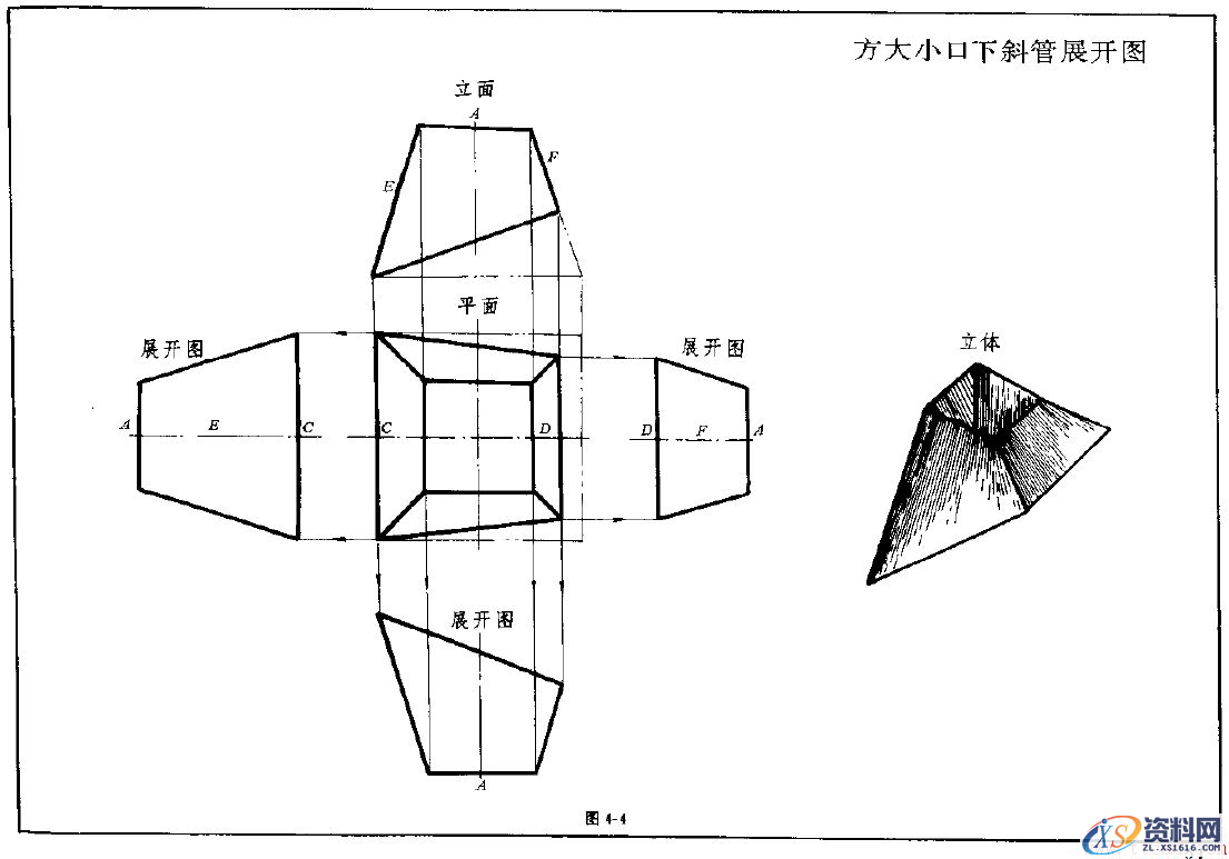 钣金展开实例—方筒体展开图（图文教程）,钣金展开实例—方筒体展开图,实例,教程,第4张