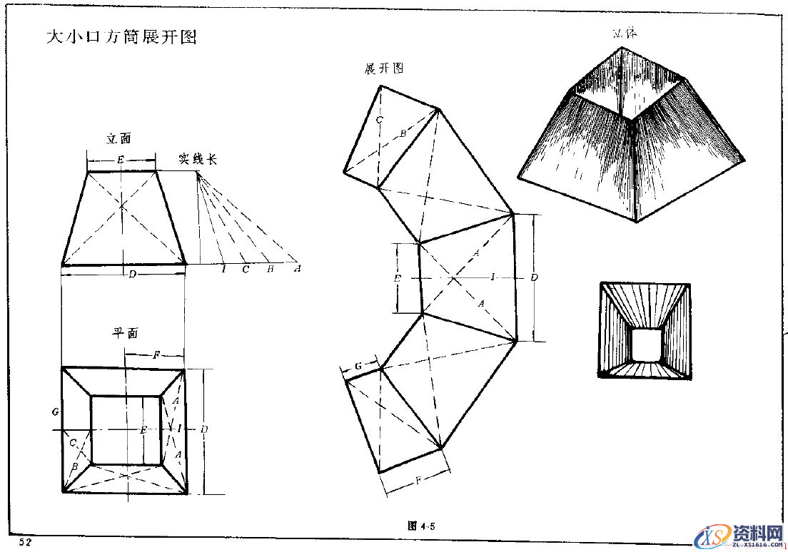 钣金展开实例—方筒体展开图（图文教程）,钣金展开实例—方筒体展开图,实例,教程,第5张