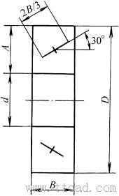 滚动轴承特征画法和规定画法的尺寸比例示例(GB/T4459.7—1998)（图文教程） ...,滚动轴承特征画法和规定画法的尺寸比例示例(GB/T4459.7—1998),画法,示例,尺寸,第11张