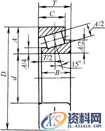 滚动轴承特征画法和规定画法的尺寸比例示例(GB/T4459.7—1998)（图文教程） ...,滚动轴承特征画法和规定画法的尺寸比例示例(GB/T4459.7—1998),画法,示例,尺寸,第13张