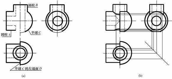 机械制图教程-(3.2)立体与立体相交（图文教程）,机械制图教程-(3.2)立体与立体相交,立体,教程,制图,相交,第23张