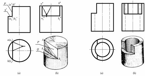 机械制图教程-(2.5)几何体的投影（图文教程）,机械制图教程-(2.5)几何体的投影,教程,制图,投影,第32张