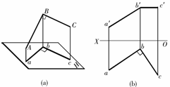机械制图教程-(2.3)点、直线、平面的投影（图文教程）,机械制图教程-(2.3)点、直线、平面的投影,教程,制图,直线,投影,第26张