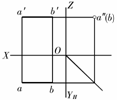 机械制图教程-(2.3)点、直线、平面的投影（图文教程）,机械制图教程-(2.3)点、直线、平面的投影,教程,制图,直线,投影,第17张