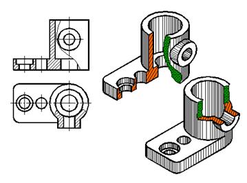剖视图的分类（图文教程）,剖视图的分类,剖视图,教程,第3张
