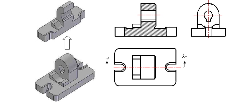 剖视图的画法（图文教程）,剖视图的画法,剖视图,画法,教程,第4张