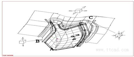 绘制汽车车身覆盖件冲压综合工序图的方法（图文教程）,绘制汽车车身覆盖件冲压综合工序图的方法,变形,成形,制件,应力,第16张