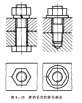 机械制图教程—9-2螺纹紧固件及其连接（图文教程）,机械制图教程—9-2螺纹紧固件及其连接,螺栓,如图,第7张