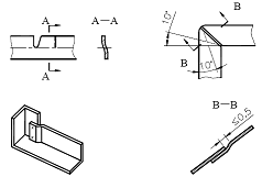 钣金件结构设计准则（图文教程）,钣金件结构设计准则,弯曲,结构,冲孔,半径,结构图,第41张