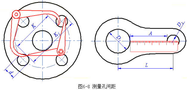 机械制图-5.3 零件上尺寸的测量（图文教程）,机械制图-5.3_零件上尺寸的测量,如图,零件,尺寸,第8张