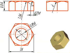 机械制图-1.2、螺纹紧固件（图文教程）,机械制图-1.2、螺纹紧固件,螺纹,制图,教程,第12张