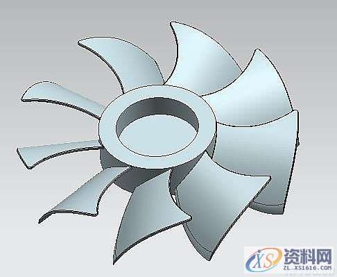 UG模具设计－UG散热风扇的三维造型设计,三维,模具设计,第22张