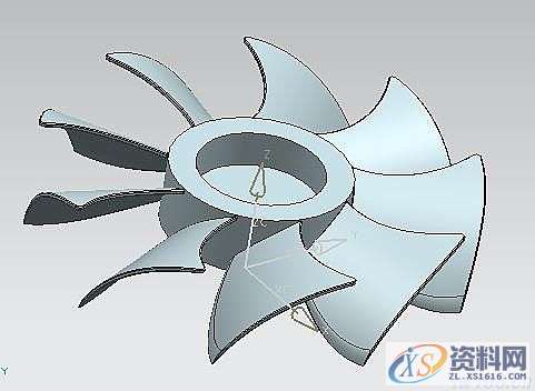 UG模具设计－UG散热风扇的三维造型设计,三维,模具设计,第20张